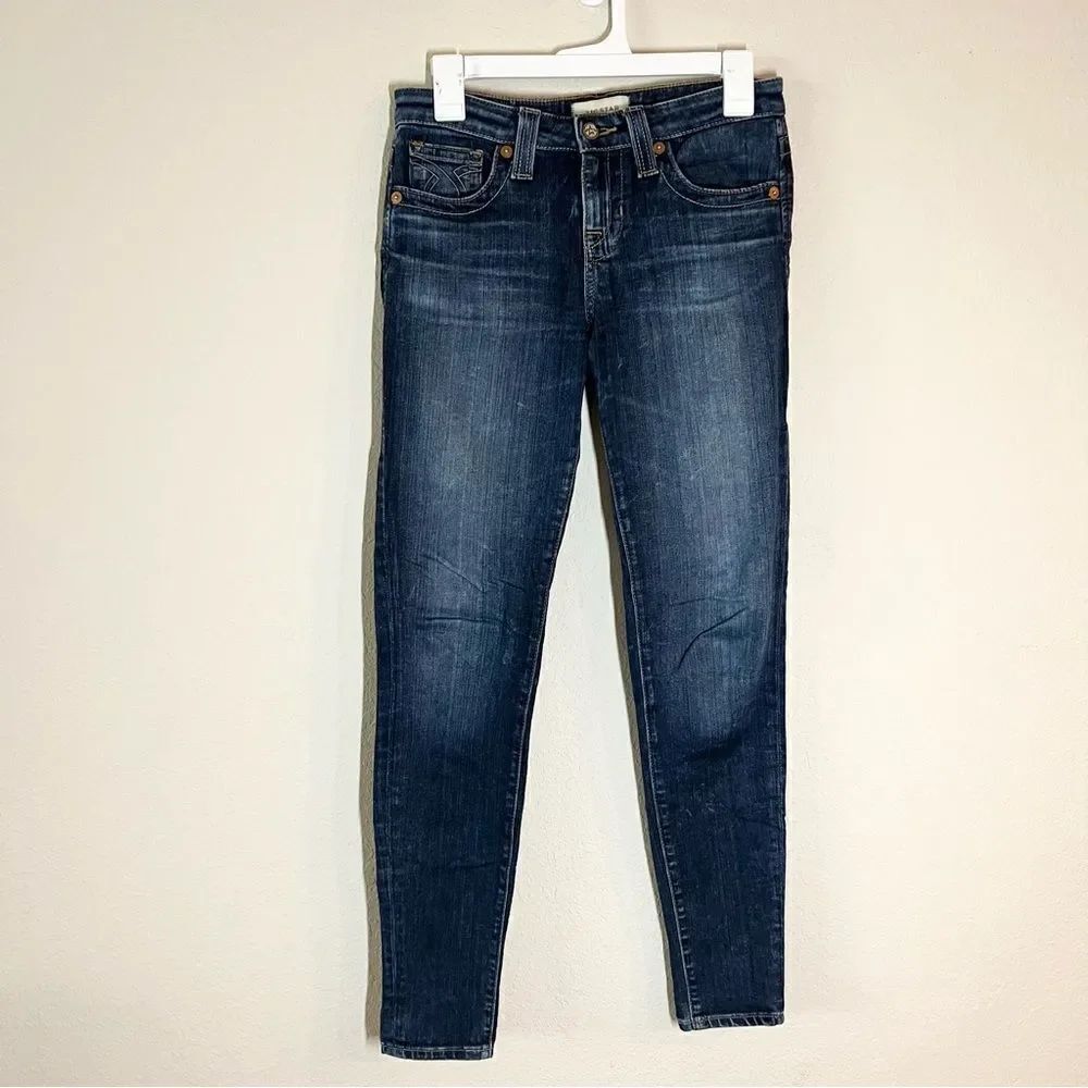 Big Star Jeans Womens Alex Skinny Blue Stretch Denim High Rise Size 26